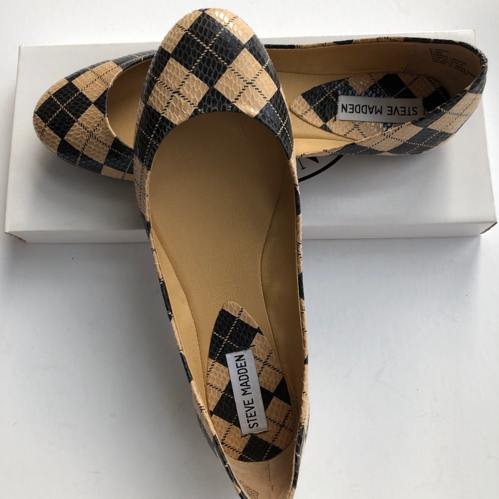 Plaid Flats by Steve Madden, sz 8.5